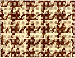 Planet Earth Insert – Houndstooth – Brown & Tan INSPCC-33