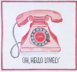 “Oh, Hello Lovely” Retro Pink Telephone LB-PL-10
