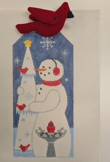Snowman with Cardinal CX171
