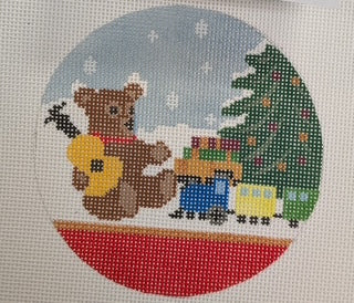 Teddy Bear with Toys Ornament C-24