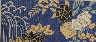 Flowers on Blue BR24