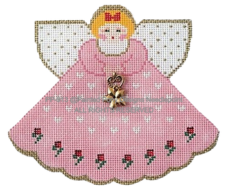 Angel with Charms: Key to My Heart (Pink) PP913