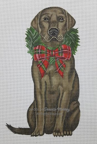 Dog: Holiday Chocolate Lab Standup DMDG12