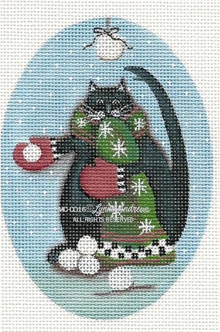 Christmas: Snowball Cat LACO16