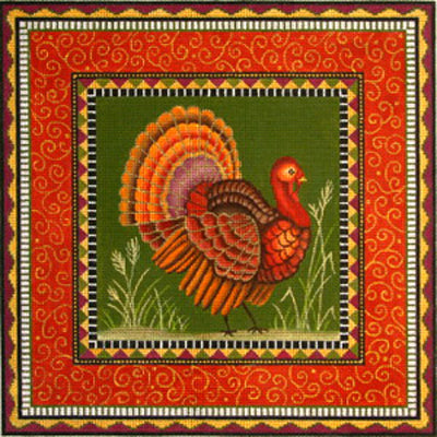 Turkey w/Border 8018