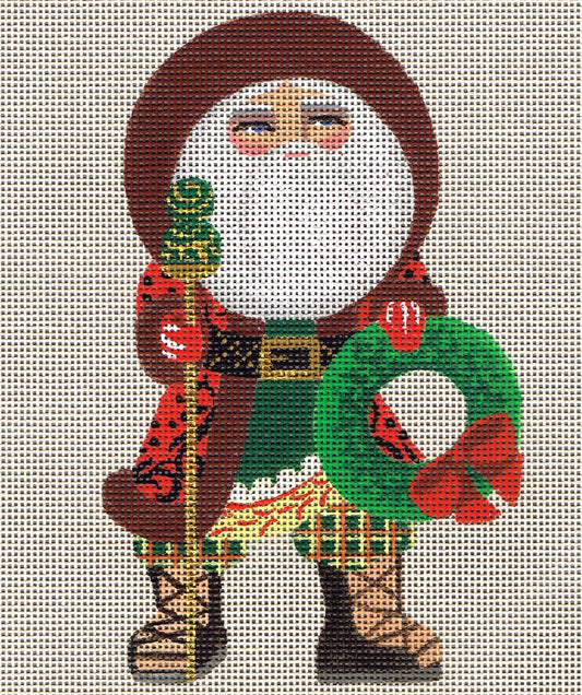 Gathering Green Santa  LD-8337