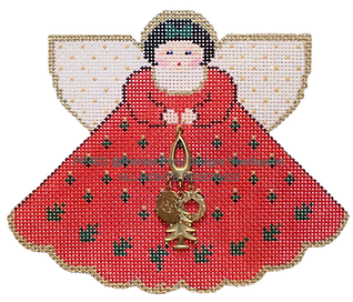Angel with Charms: Merry Christmas (Red) PP923