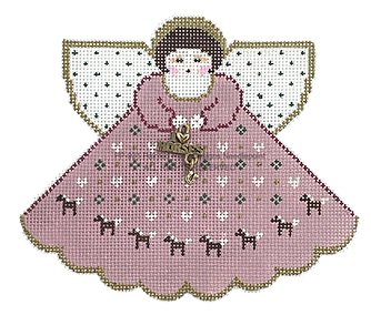 Angel with Charms: Horse Crazy (Mauve) PP931