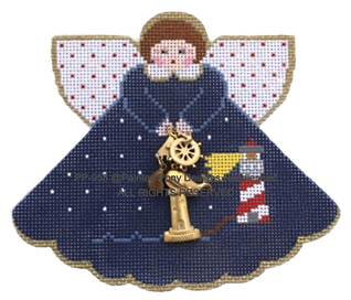 Angel with Charms: Lighthouse (Dark Blue) PP958