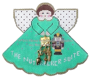 Angel with Charms: Nutcracker Suite (Green) PP975