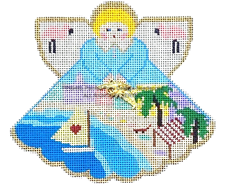 Angel with Charms:  Florida (Beach) PP994BL