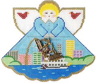 Angel with Charms: St. Louis (Arch) PP994BR