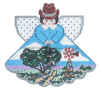 Angel with Charms: Texas Hill Country (Windmill) PP994BY