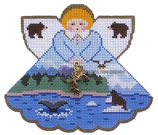 Angel with Charms: Alaskan (Bay with Animals) PP994DA
