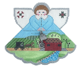 Angel with Charms: Ohio (Barn) PP994DC