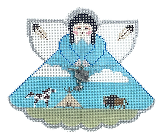 Angel with Charms: Oklahoma (Teepee) PP994DF