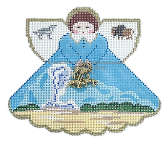Angel with Charms: Yellowstone (Old Faithful) PP994DG