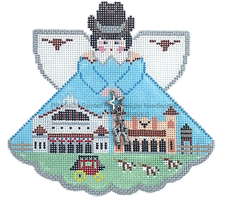 Angel with Charms: Fort Worth (Stockyards) PP994DS