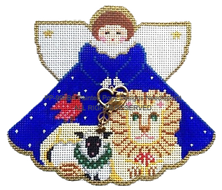 Angel with Charms: Lion & Lamb (Blue) PP996BA