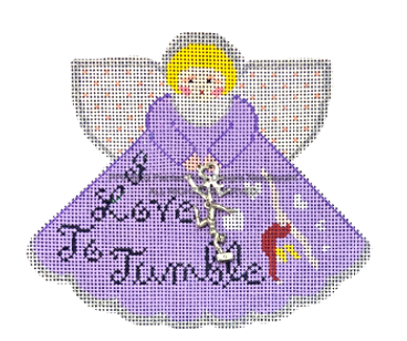 Angel with Charms: I Love to Tumble (Light violet) PP996BQ