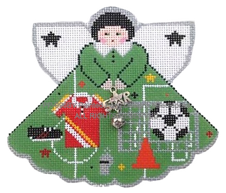 Angel with Charms: Soccer (Moss Green) PP996BV