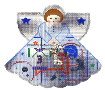 Angel with Charms: Ice Hockey (Icy Blue) PP996CQ