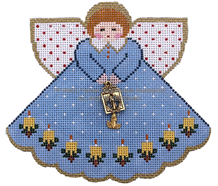 Angel with Charms: Candlelight (Blue Grey) PP996CU