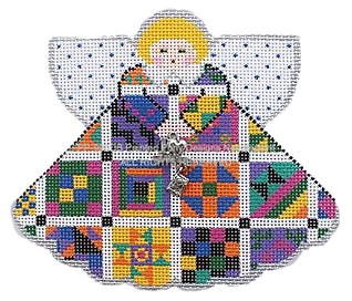 Angel with Charms: Quilting Angel (Multi) PP996DB