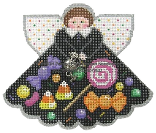 Angel with Charms: Trick or Treat Candy (Black) PP996DH