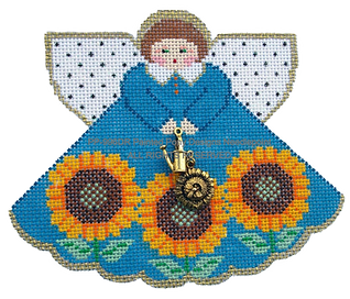 Angel with Charms: Sunflowers Blue) PP996DR