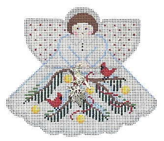 Angel with Charms: Christmas Cardinals (White) PP996DU