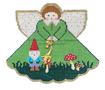 Angel with Charms: Garden Gnome (Green) PP996EH