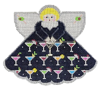 Angel with Charms: Martini (Black) PP996GA