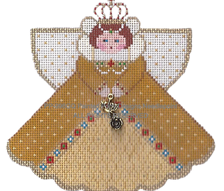 Angel with Charms: Gold Queen (Gold) PP996GQ