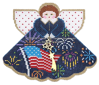 Angel with Charms: Fireworks (Dark Blue) PP996GR
