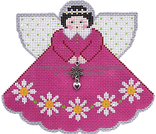 Angel with Charms: Daisy Chain Angel (Medium Pink) PP996ID
