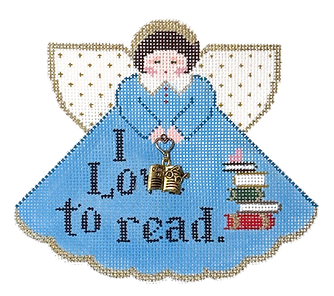 Angel with Charms: I Love to Read (Blue) PP996JK