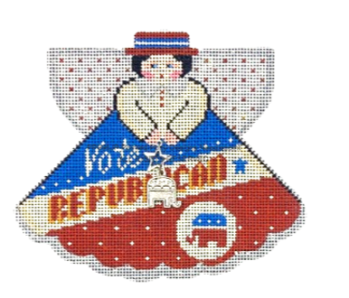 Angel with Charms: Vote Republican (Red & Blue) PP996JP