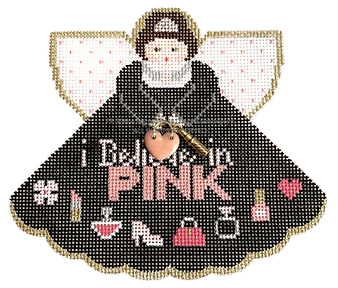 Angel with Charms: I Believe in Pink (Black) PP996LA