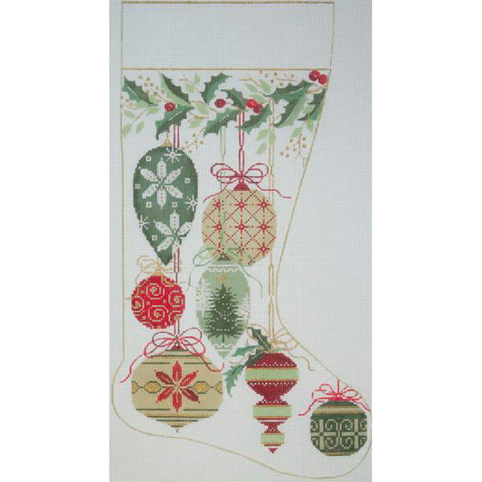 Natural Color Ornaments Stocking 2578