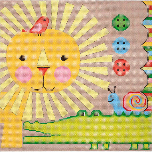 Lion/Alligator Birth Announcement 3677