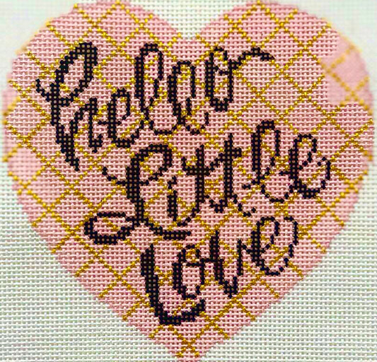 Hello Little Love Heart Pink 3755