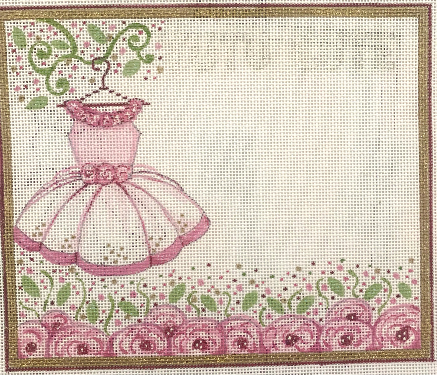 Tutu & Roses Birth Annc. 3796