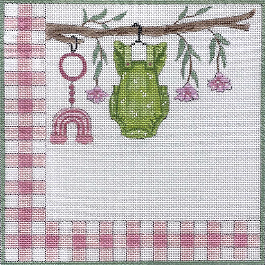 Boho Girl Birth Announcement 3829