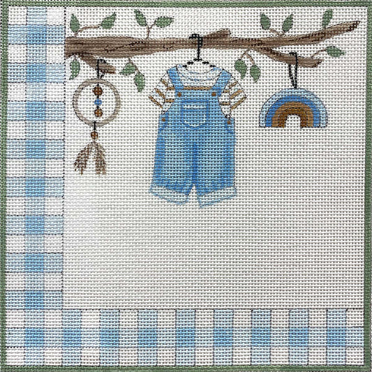 Boho Boy Birth Announcement 3830