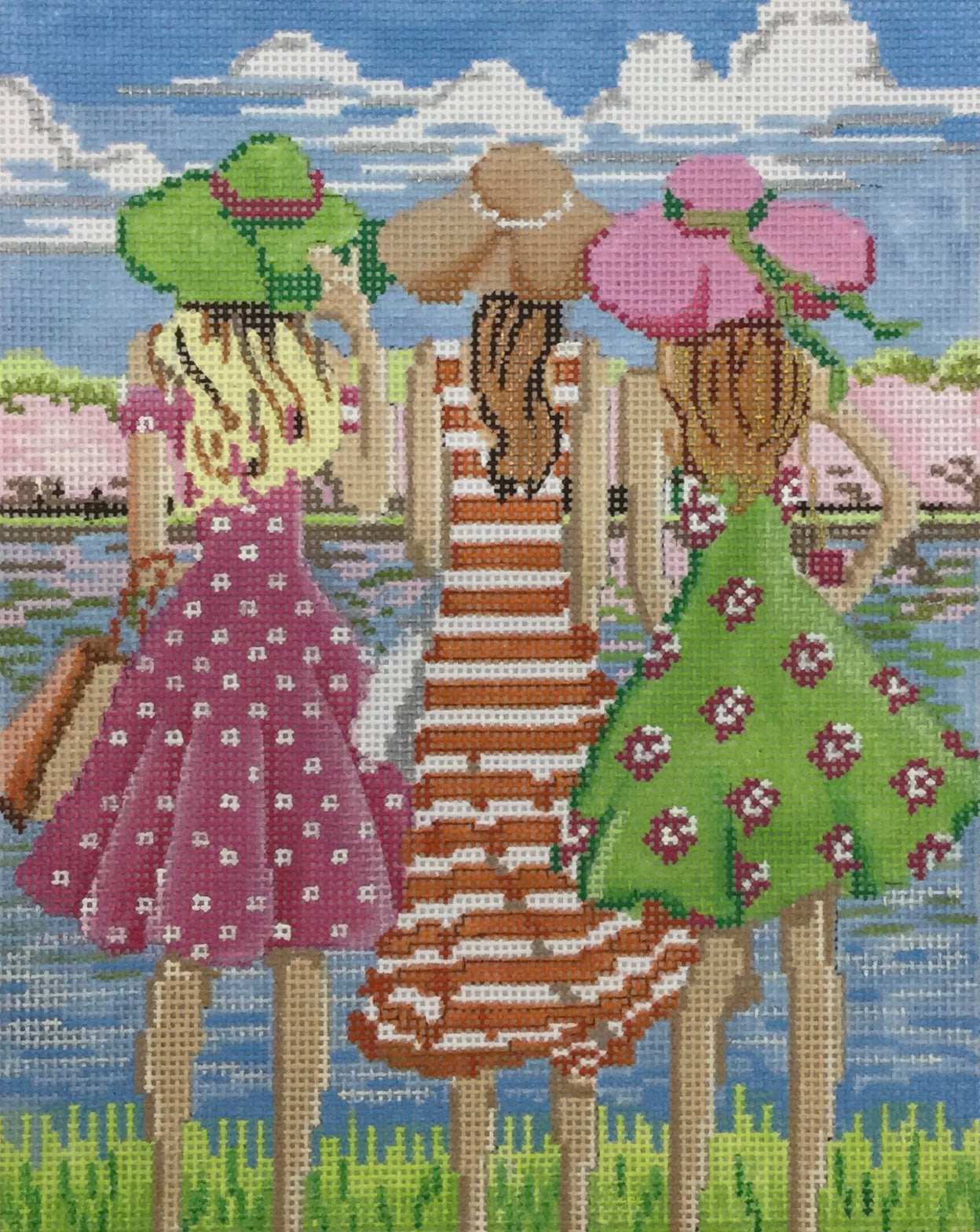 Three Girls In Spring 4149