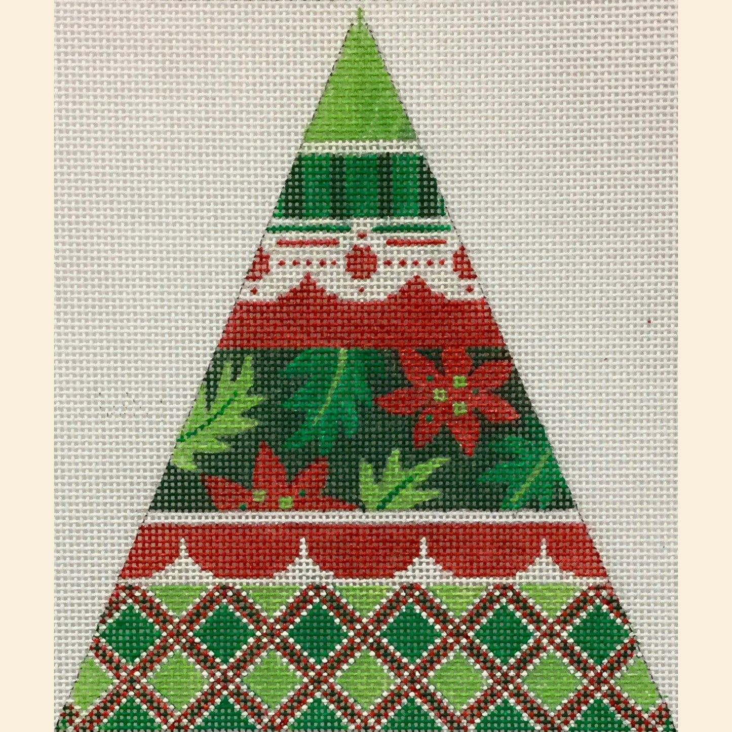 Small Christmas Pattern Tree Shape 4240
