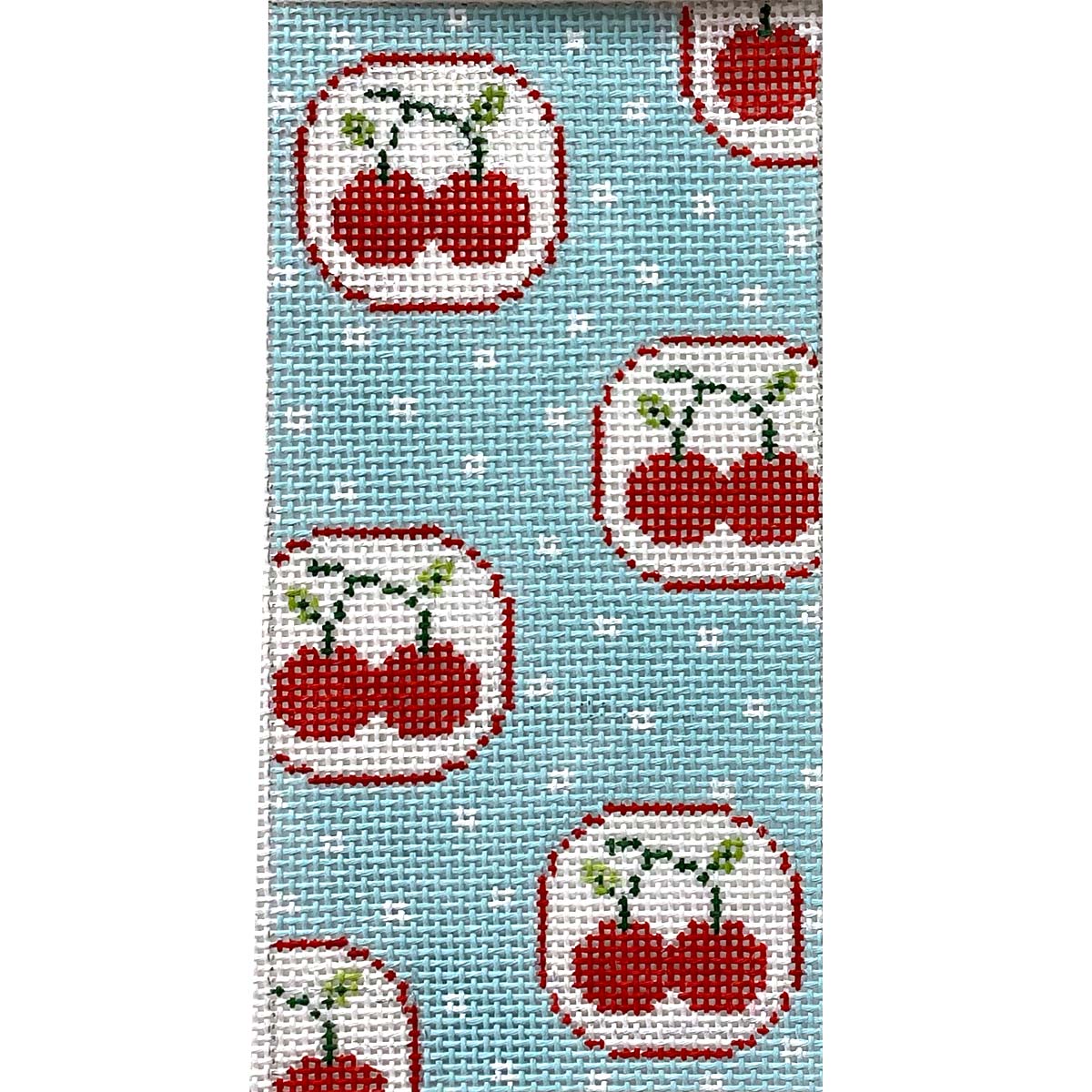 Cherries On Turquoise Eyeglass Case 4297