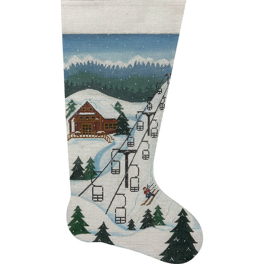 Ski Lodge Stocking 4429