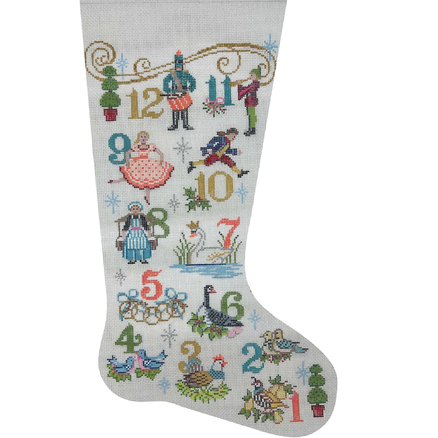 12 Days Of Christmas Stocking 4638